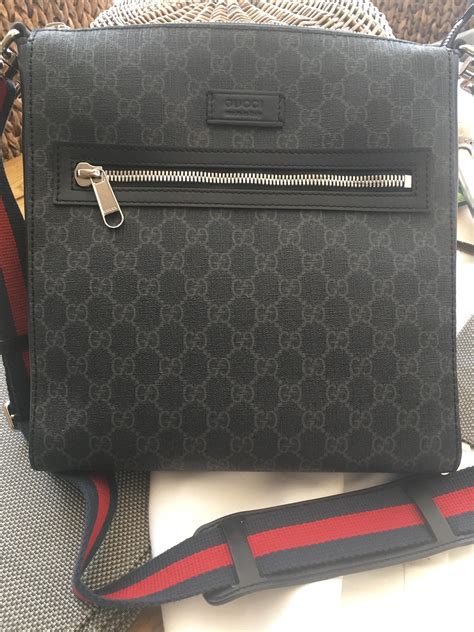 replica gucci supreme bag|gucci supreme messenger bag.